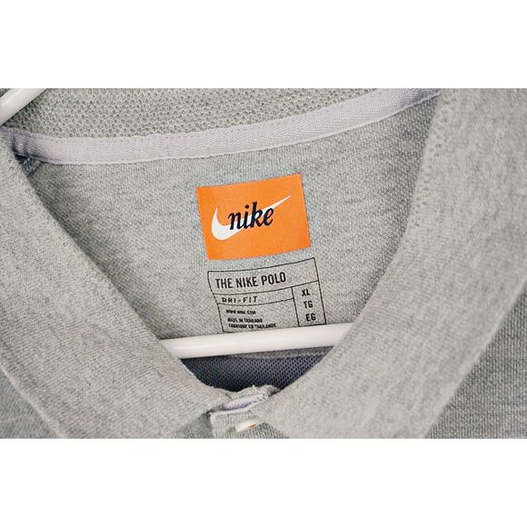 Nike Golf Polo Standard Fit Gray Shirt - AT6111-021- Finau Koepka - Men's XL - Picture 2 of 4